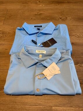 ❗️BUNDLE SALE❗️Peter Millar Men’s Light Blue Performance Polo Shirt